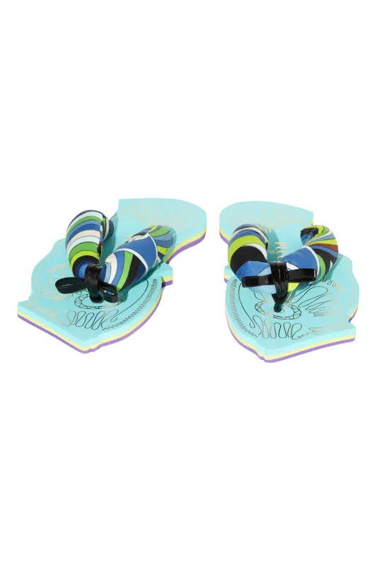 Iride Print Scuba Sandals sold by Sand Dollar