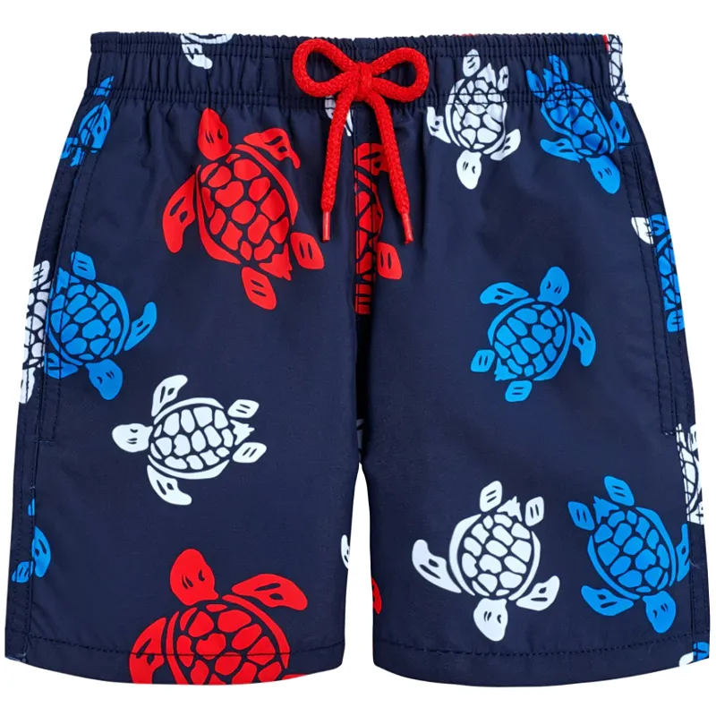 Men Swim Shorts Tortues Navy Blue sold by Sand Dollar
