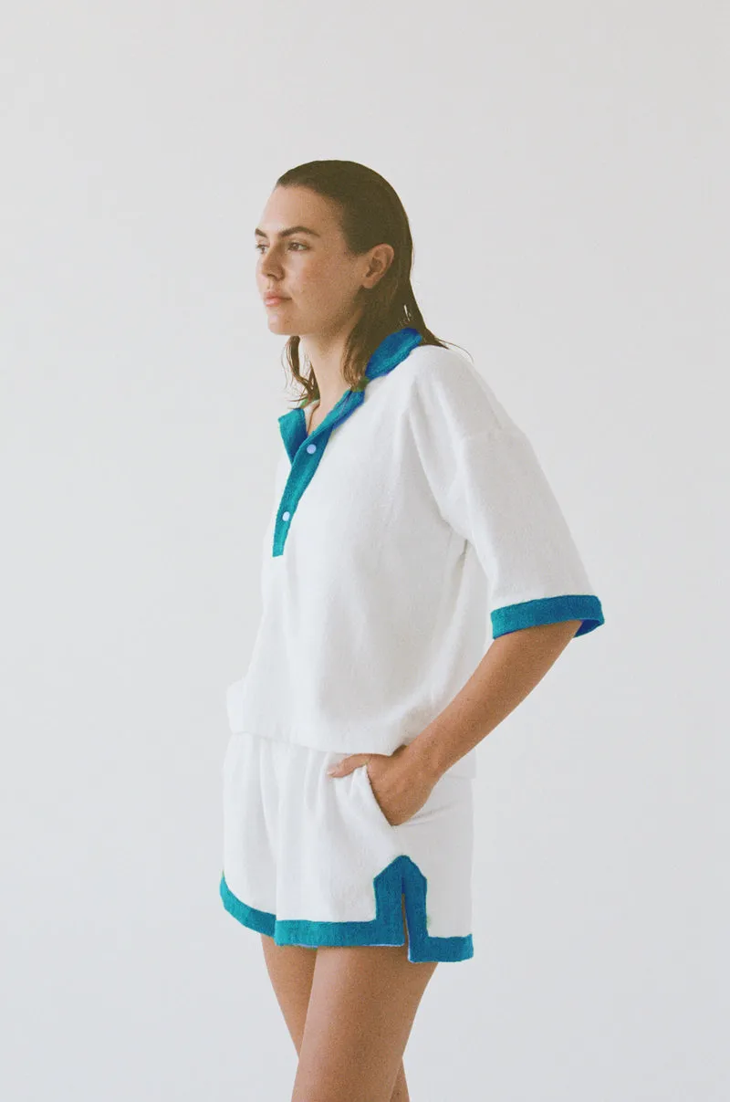 Estate Tee Bianco/Ciano sold by Sand Dollar product image thumbnail 2