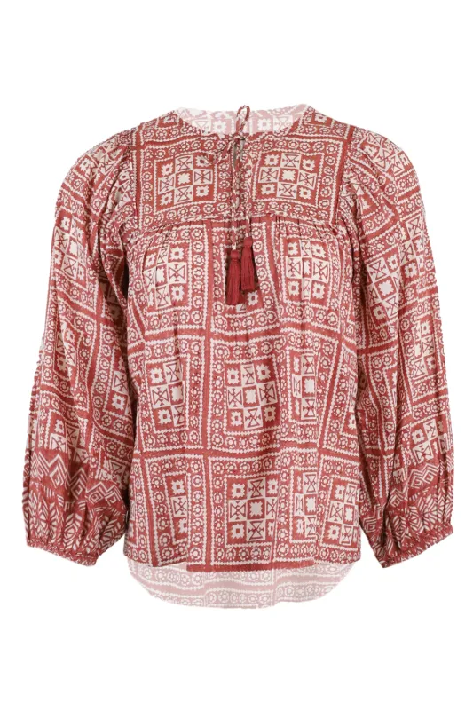 Justine Blouse Tomar sold by Sand Dollar