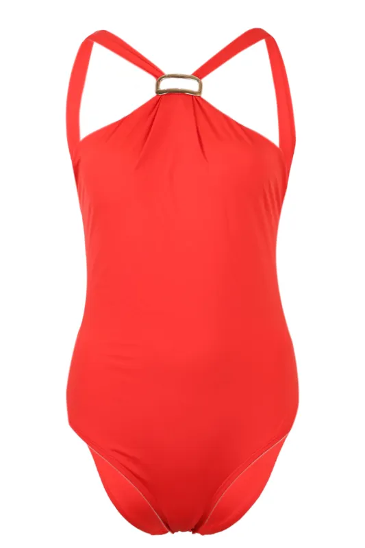 Bio Rectangle One Piece Cayenne sold by Sand Dollar