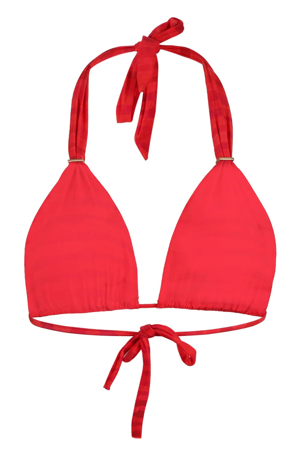 Adjustable Halter Bikini Top Stripe Flora sold by Sand Dollar product image thumbnail 3