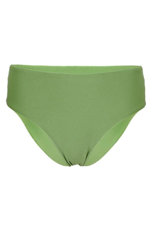 Mid Waist LC Bikini Bottom Matcha sold by Sand Dollar
