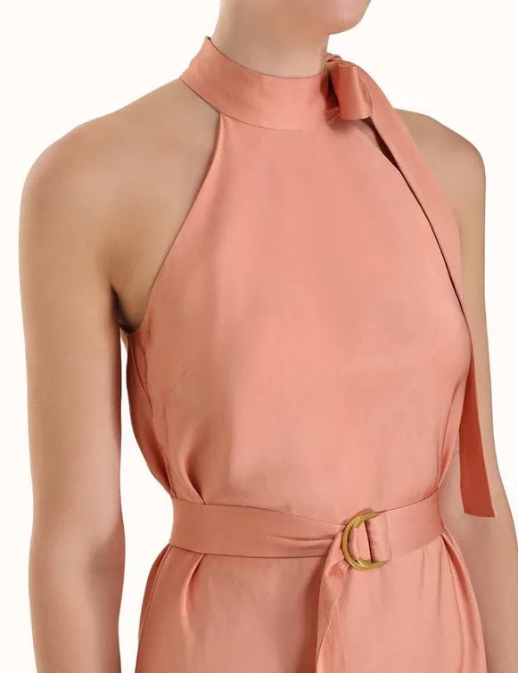 Neck Tie Halter Dress Lipstick sold by Sand Dollar product image thumbnail 5