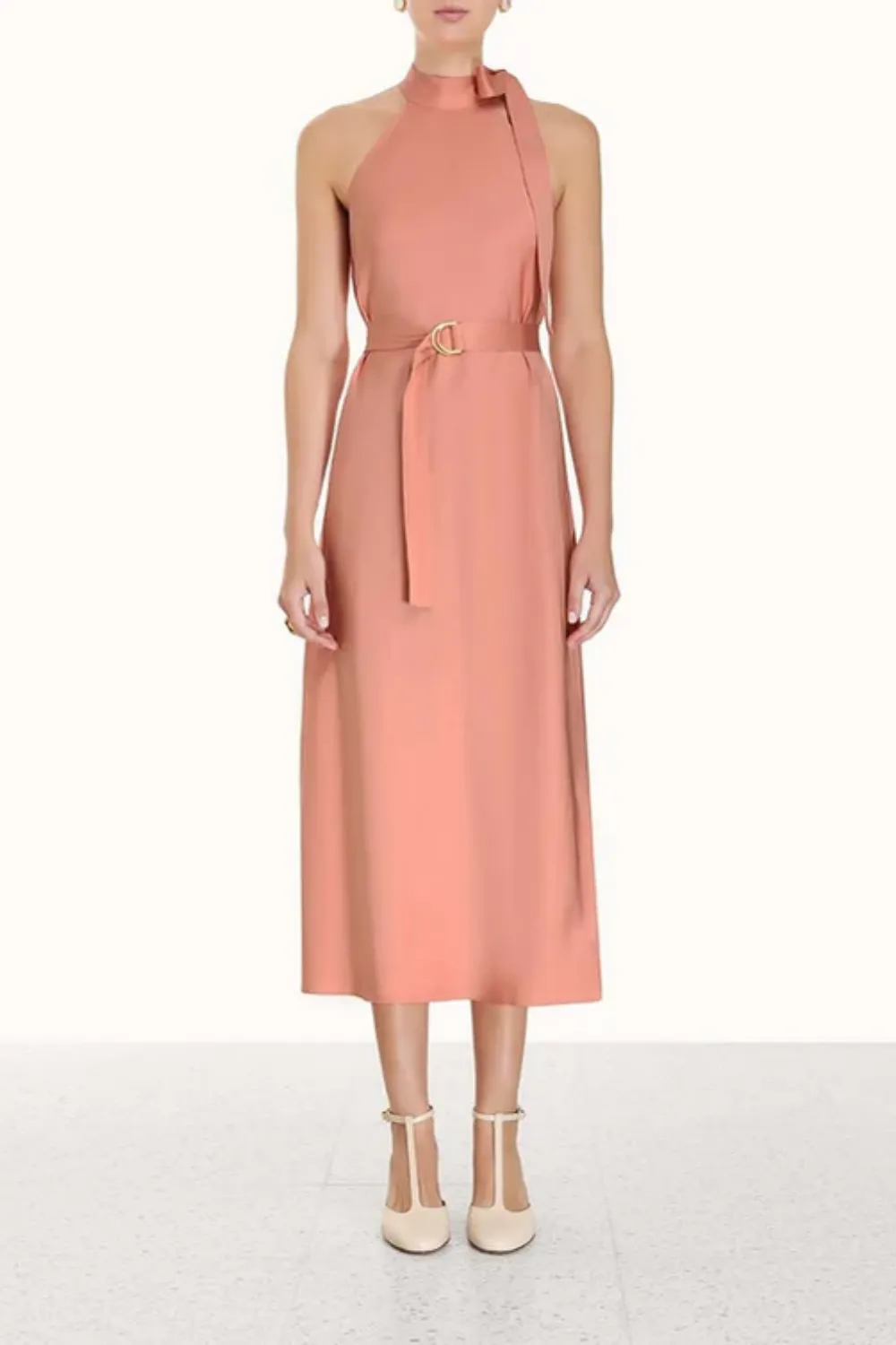 Neck Tie Halter Dress Lipstick sold by Sand Dollar product image thumbnail 2