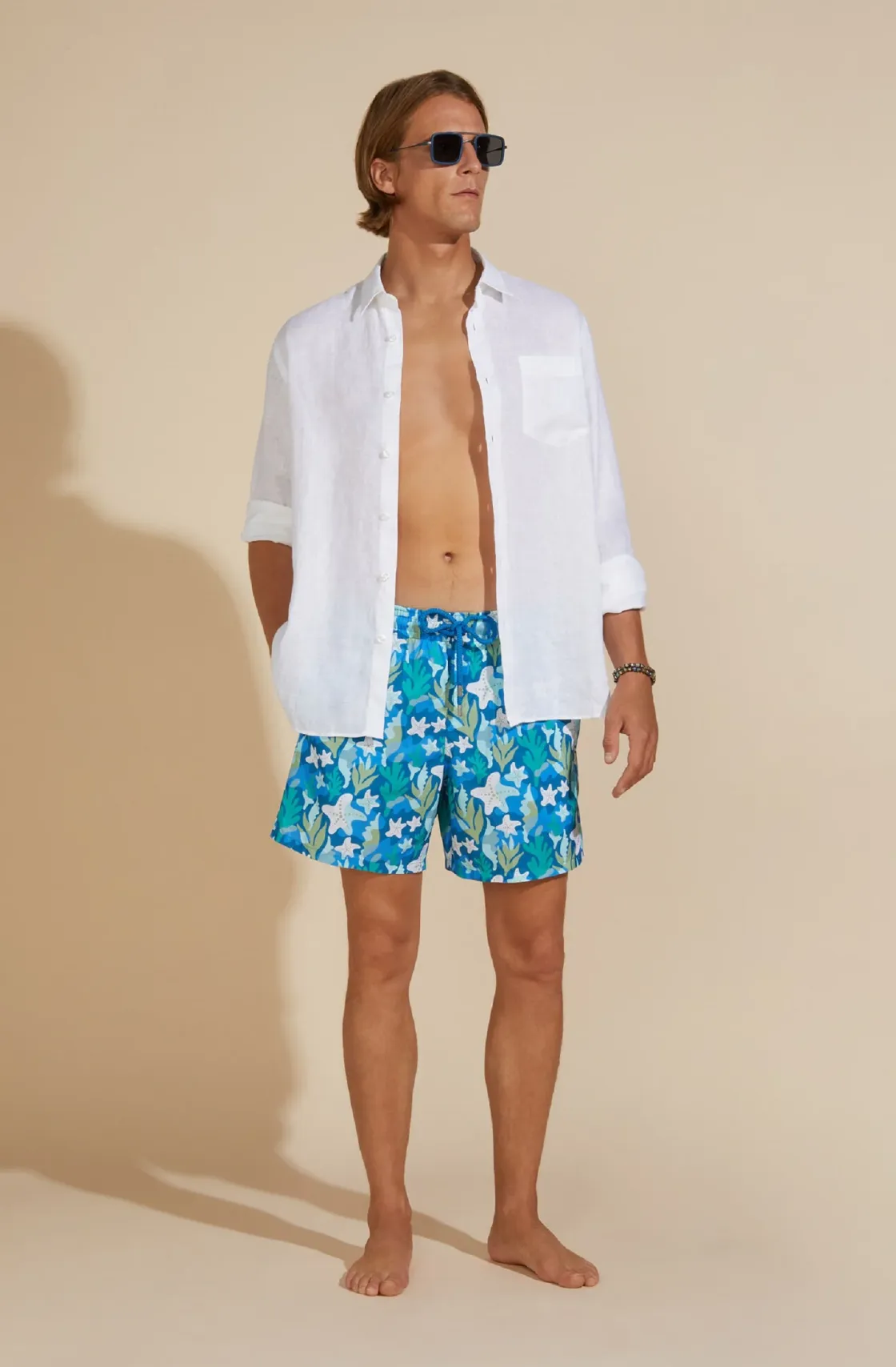 Caroubis White Linen Shirt sold by Sand Dollar product image thumbnail 2