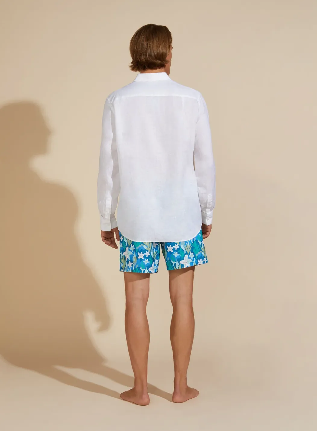 Caroubis White Linen Shirt sold by Sand Dollar product image thumbnail 4