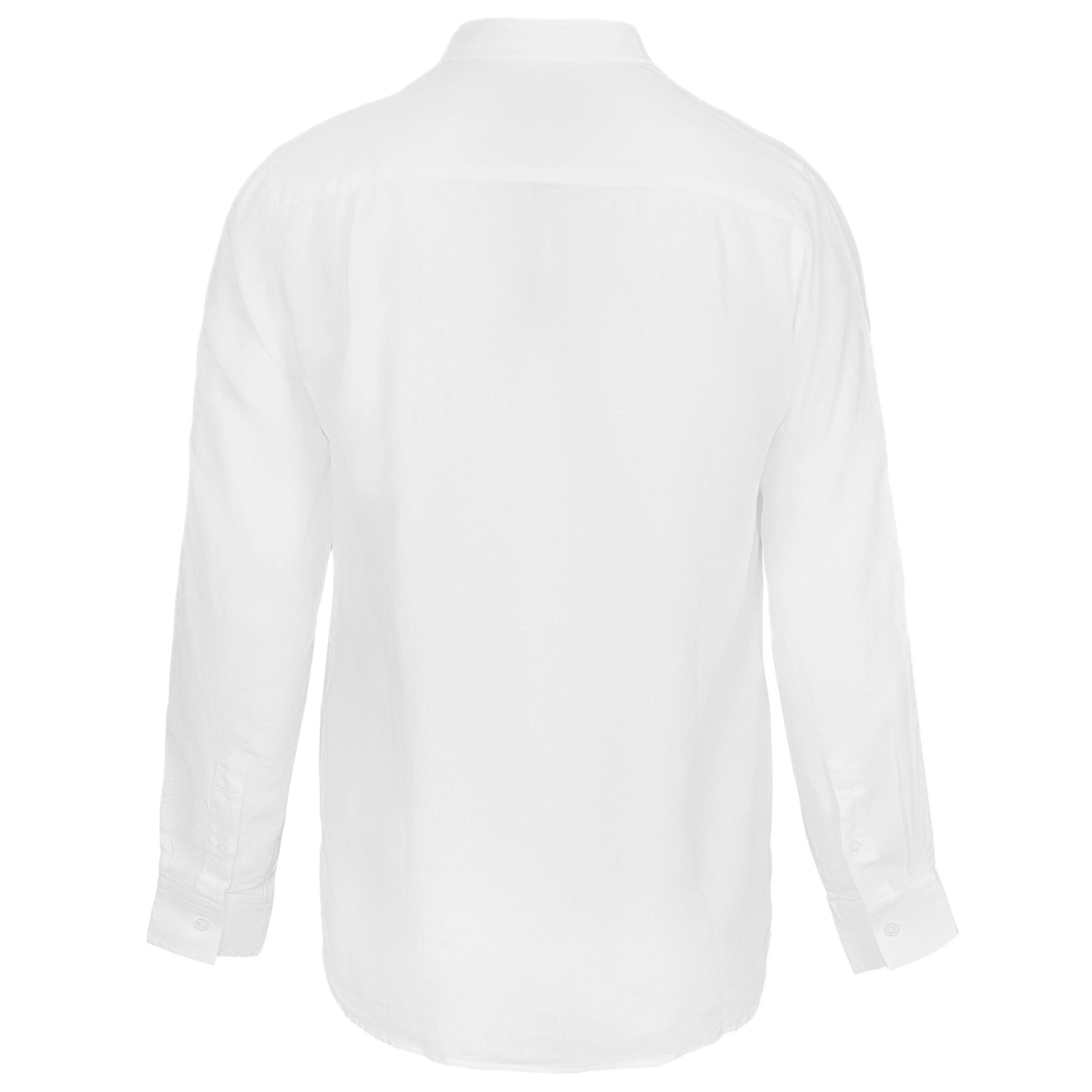 Caroubis White Linen Shirt sold by Sand Dollar product image thumbnail 3