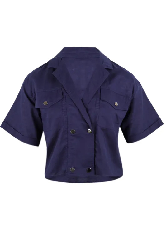 Charli Shirt Navy sold by Sand Dollar