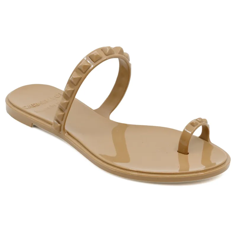Maria Flat Sandal Nude sold by Sand Dollar