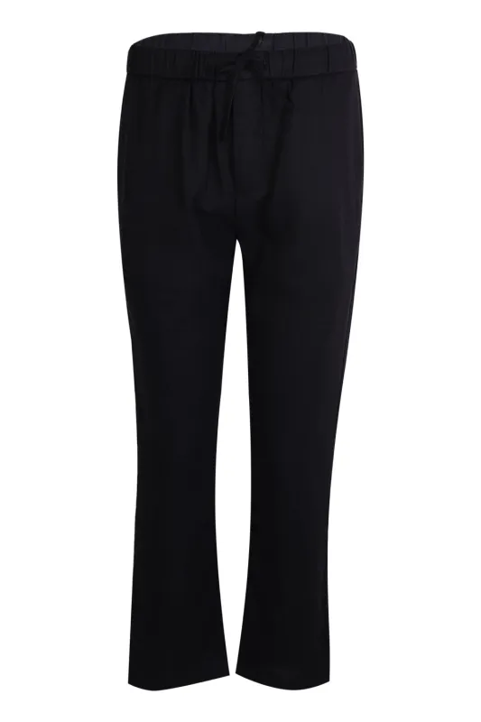 Oscar Linen Chinos Black sold by Sand Dollar