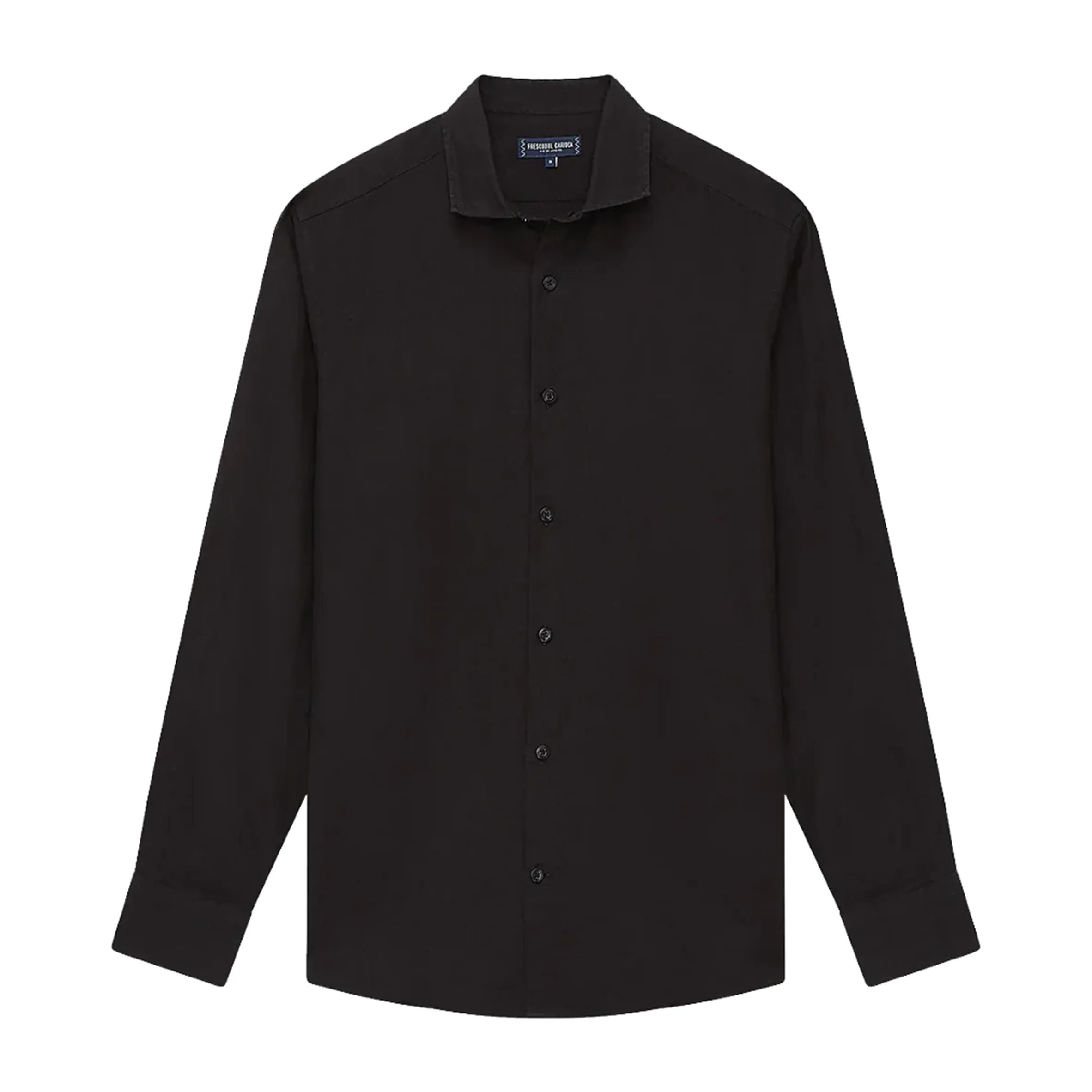 Antonio Linen Shirt Long Sleeve Black sold by Sand Dollar