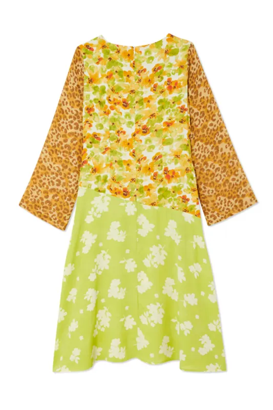 Floral And Leopard Blair Dress sold by Sand Dollar