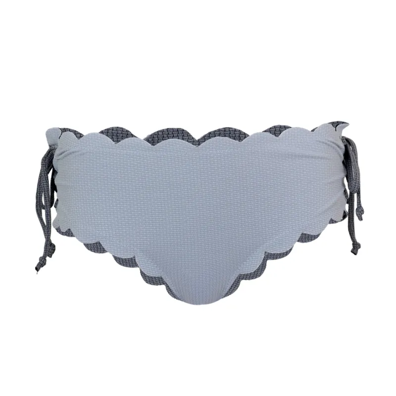 Spring Tie Bikini Bottom Seagull/Thunder made by Sand Dollar