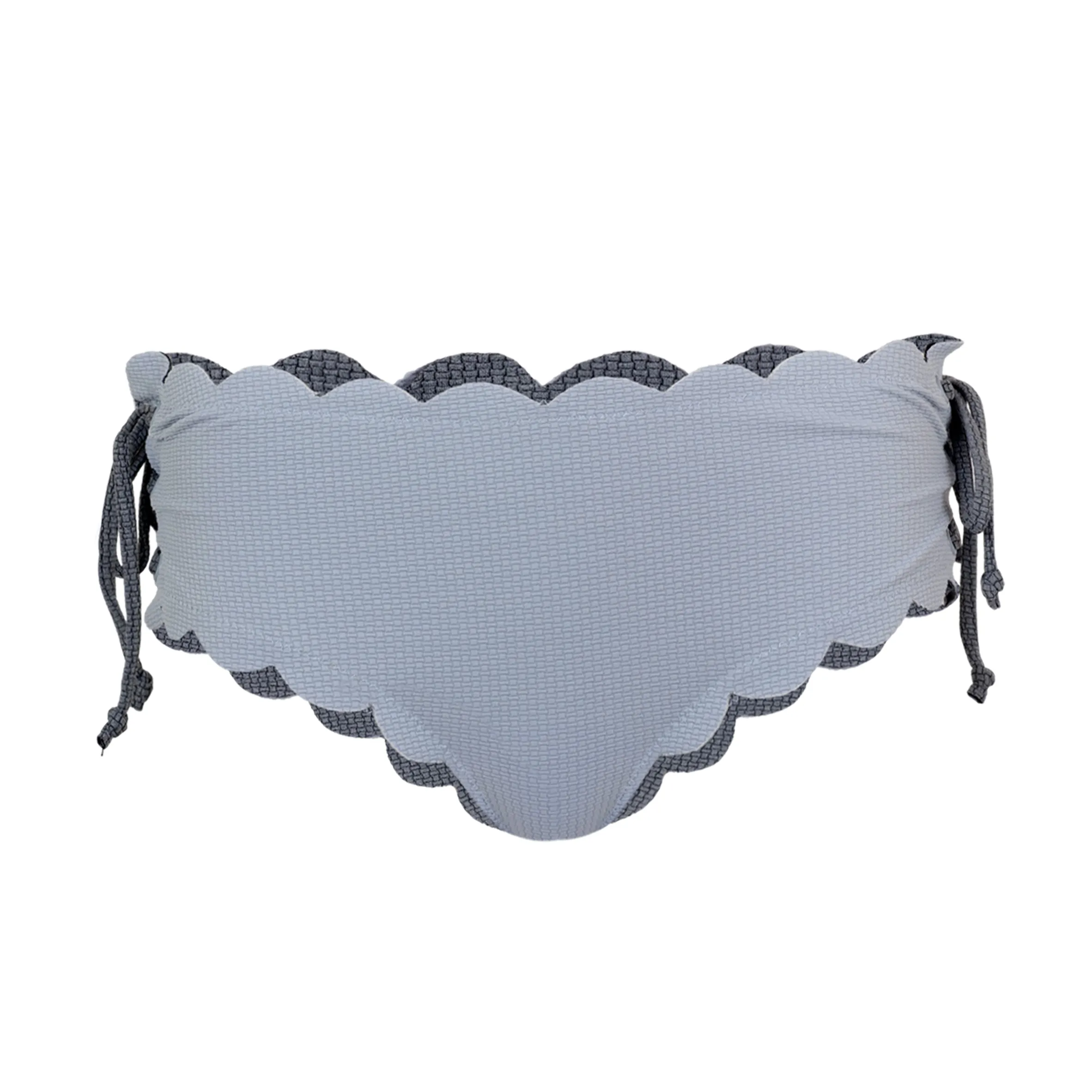 Spring Tie Bikini Bottom Seagull/Thunder sold by Sand Dollar