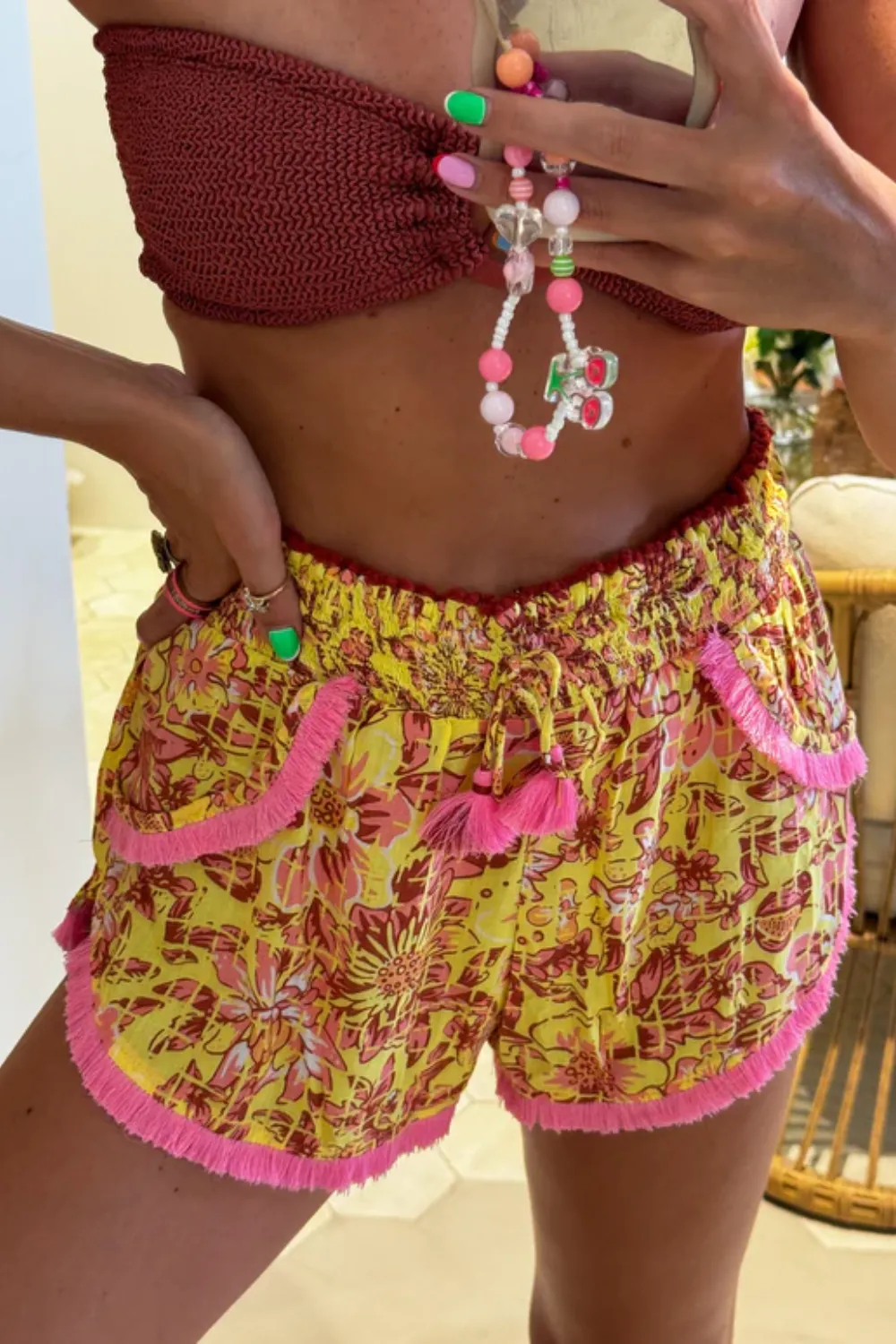 Lulu Boxer Yellow Camelia sold by Sand Dollar