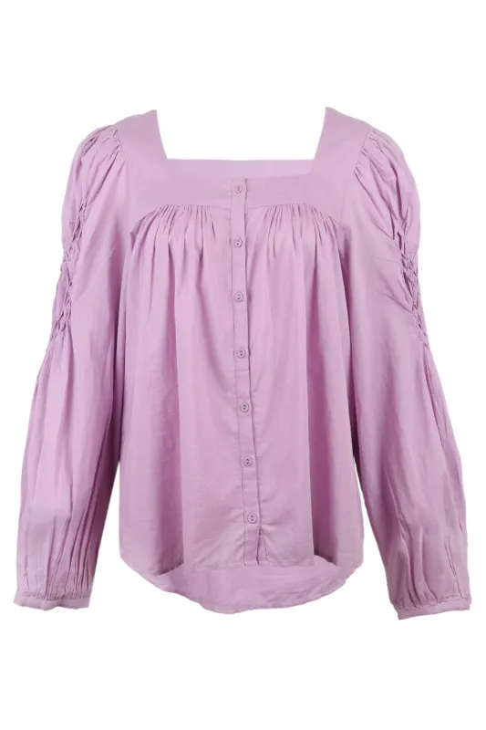 Darla Blouse Orchid sold by Sand Dollar