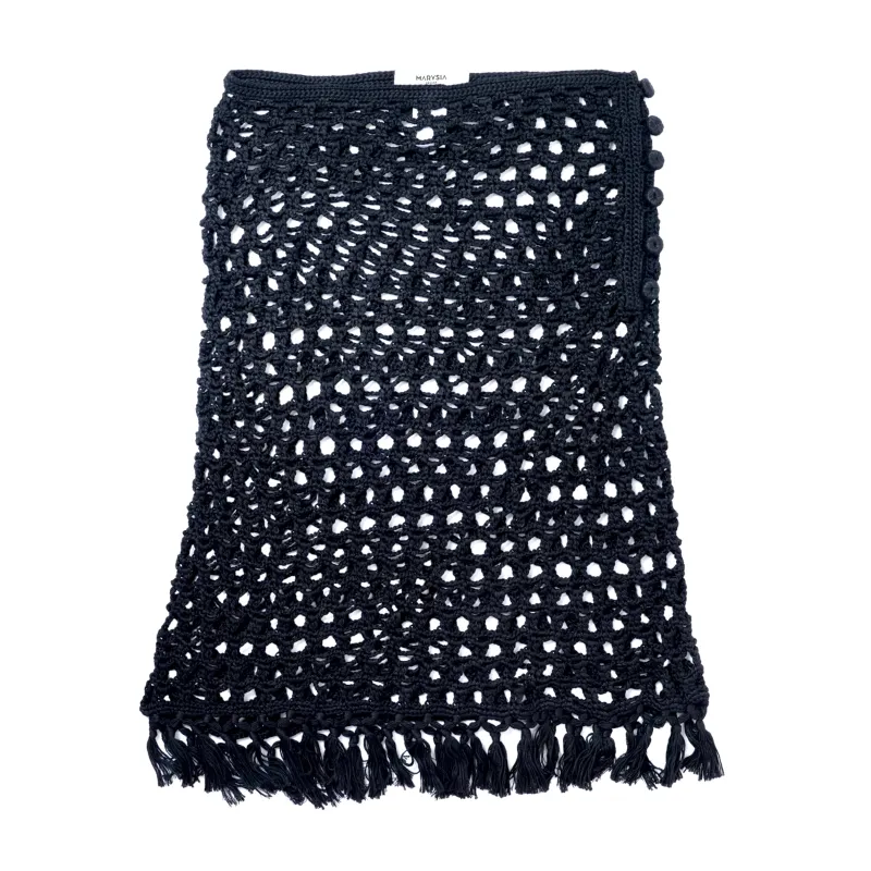 Marysia Crochet Mini Skirt Black sold by Sand Dollar