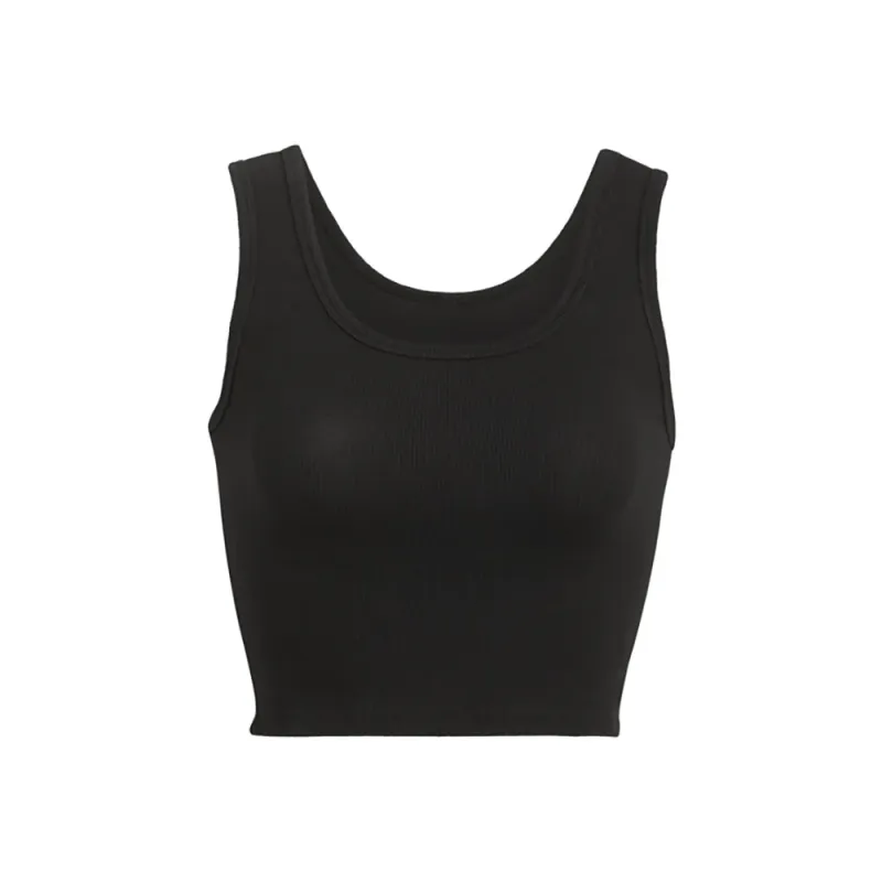 Scoop Crop Top Black made by Sand Dollar