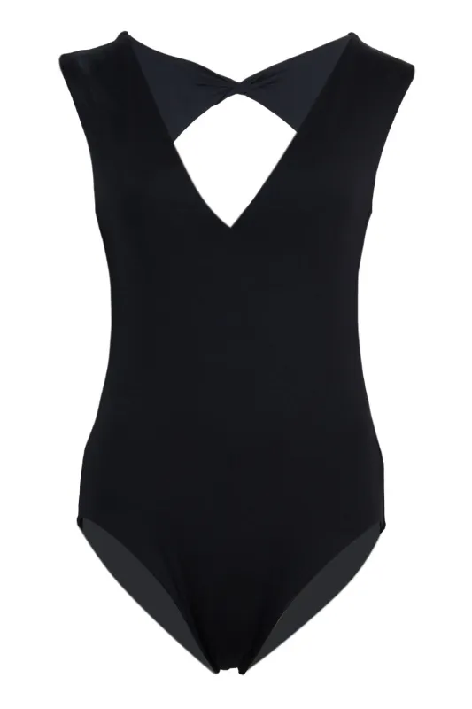 Seafolly Collective V Neck One Piece Black sold by Sand Dollar