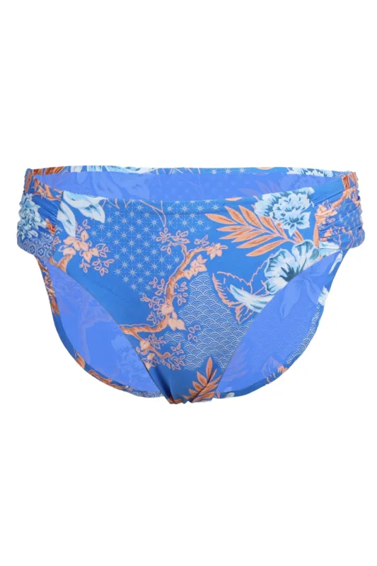 Eden Ruched Side Retro Pant Azure sold by Sand Dollar