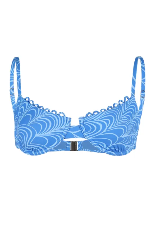Seychelles Underwire Shoulder Bra Azure sold by Sand Dollar