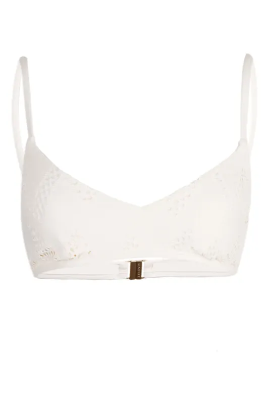 Chiara Shoulder Bralette Ecru made by Seafolly