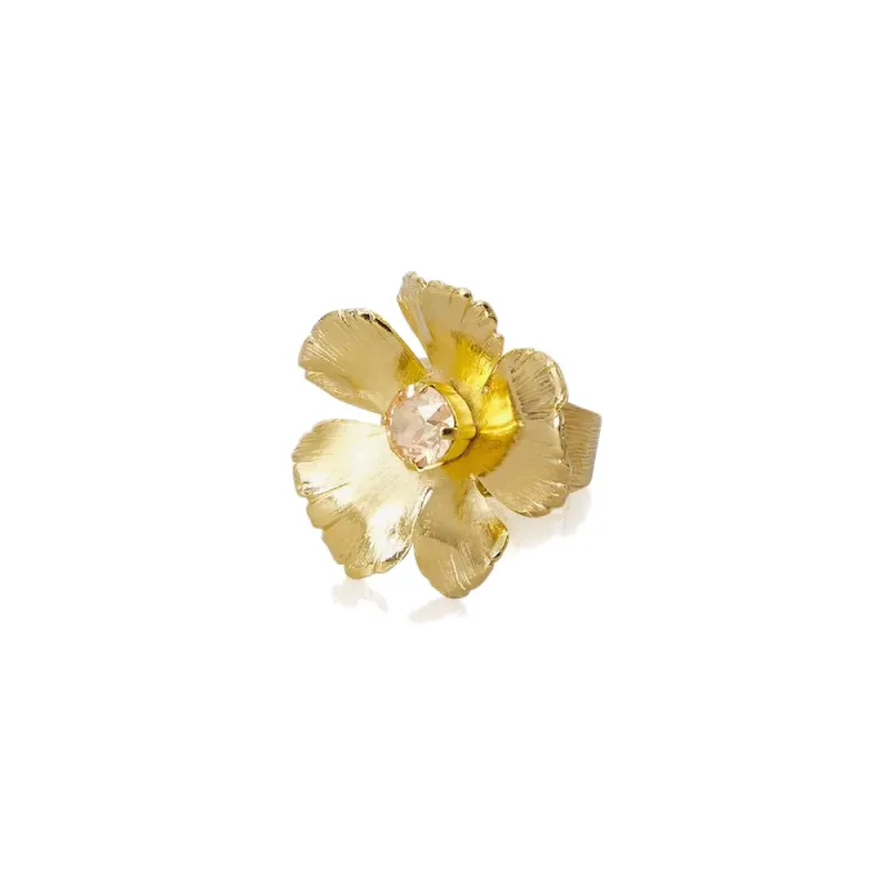 Anemone Ring Golden Shadow sold by Sand Dollar
