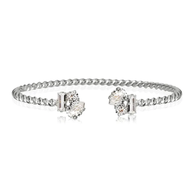 Isa Bracelet Rhodium Crystal sold by Sand Dollar