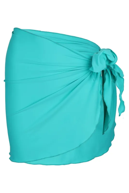 Marina Sarong Turquoise sold by Sand Dollar