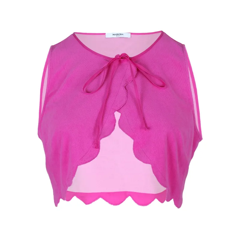 Bellini Top Orchid With Orchid Contrast sold by Sand Dollar