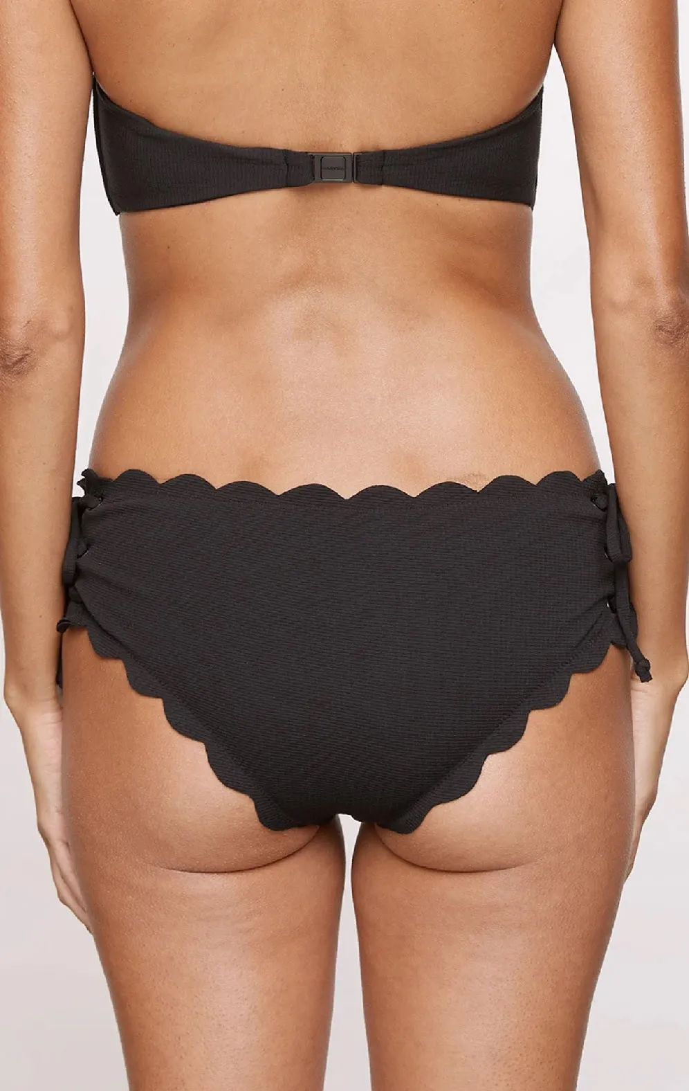 Spring Tie Bikini Bottom Black/Indigo sold by Sand Dollar product image thumbnail 4