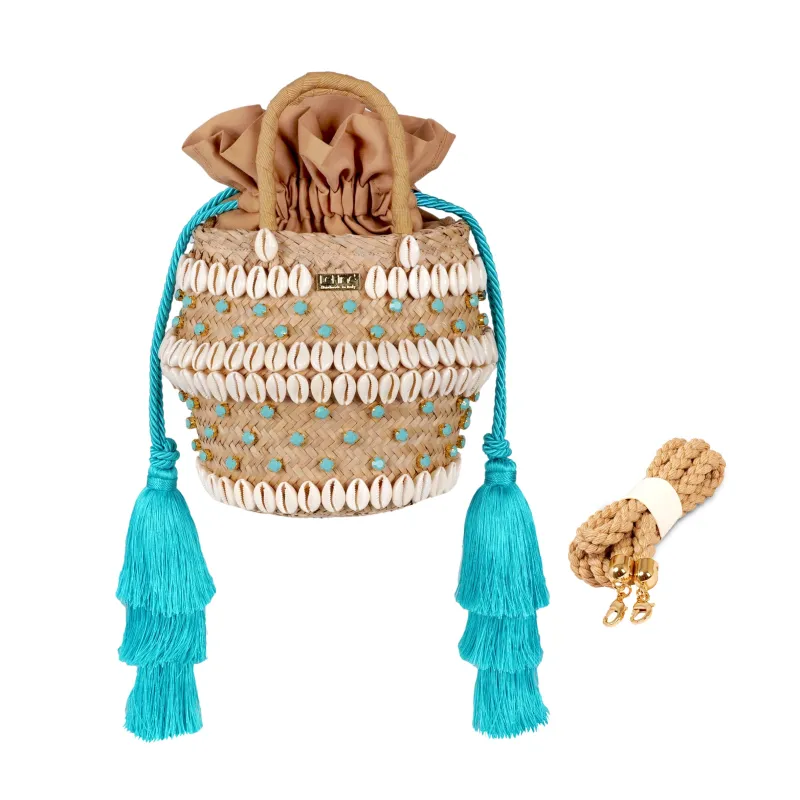 Carol Ringshell Turquoise Small sold by Sand Dollar