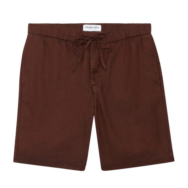 Men’s Felipe Linen Shorts - Garnet made by Sand Dollar