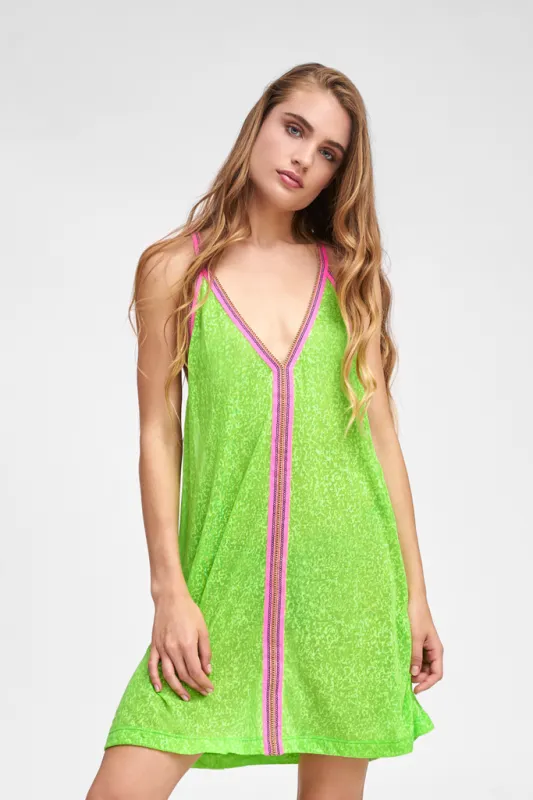 Mini Sundress Lime sold by Sand Dollar
