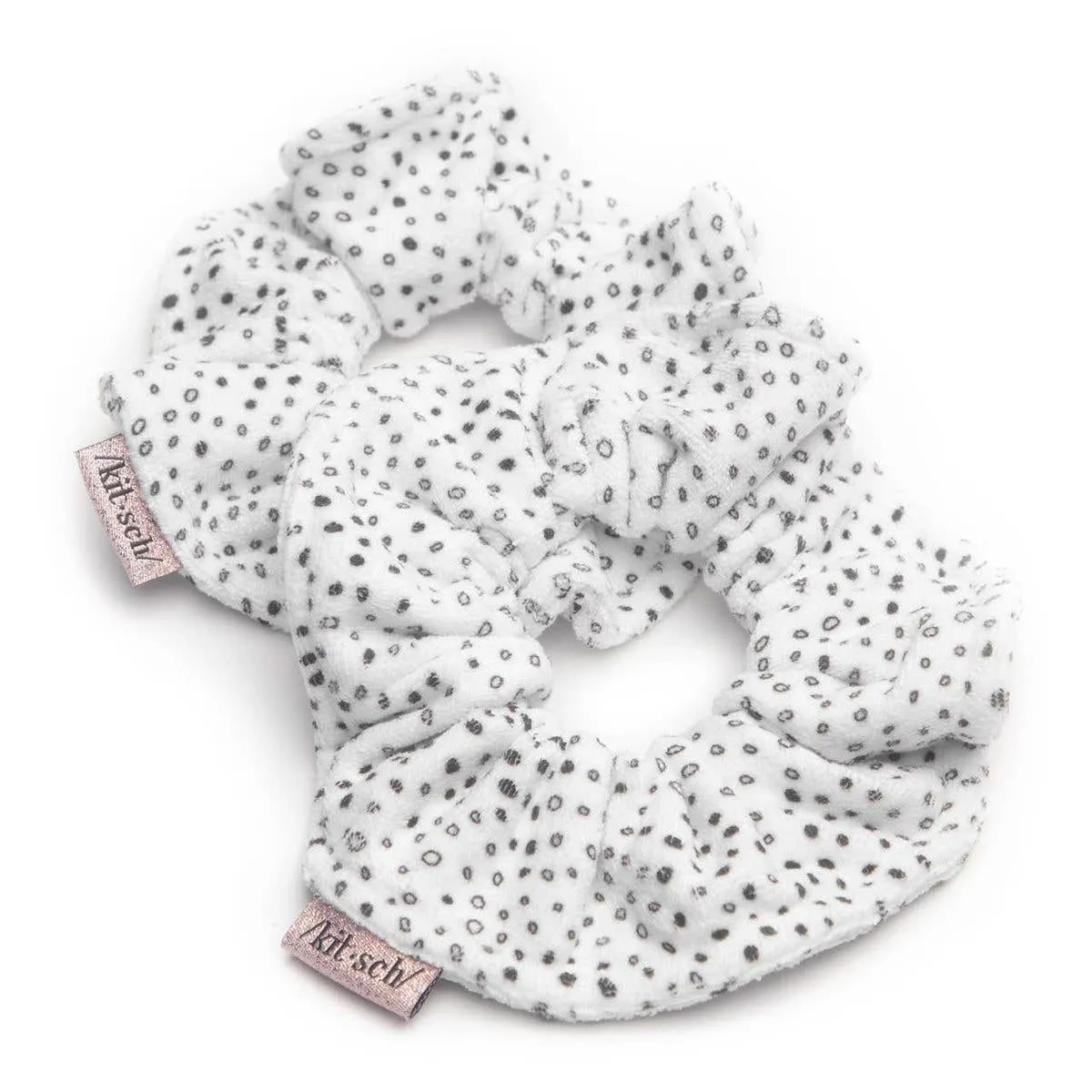 Microfiber Towel Scrunchies 2pcs Micro Dot sold by Sand Dollar