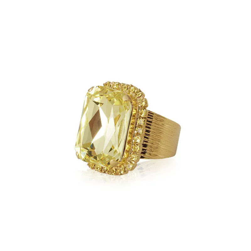 Lydia Cocktail Ring Jonquil sold by Sand Dollar