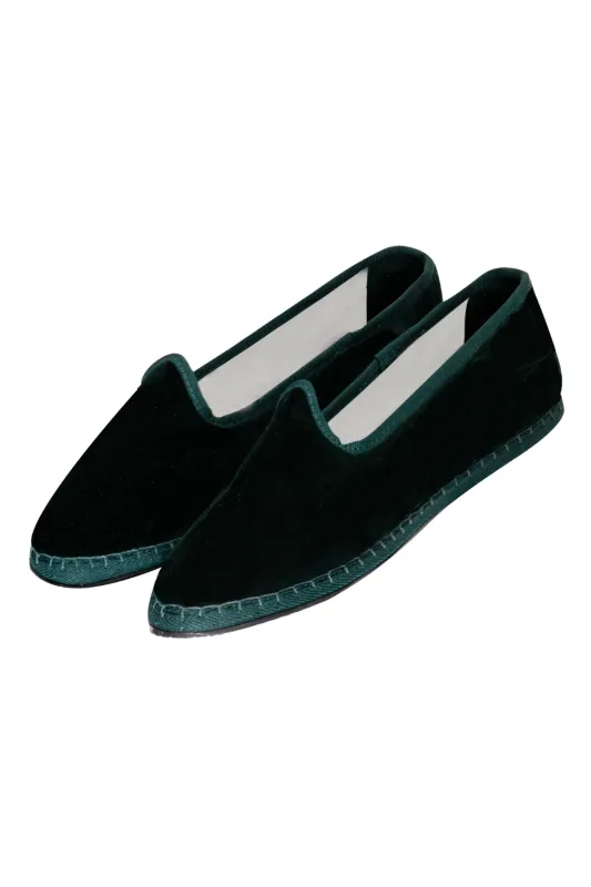 Friulane Correr Pumps Bottle Green made by Sand Dollar