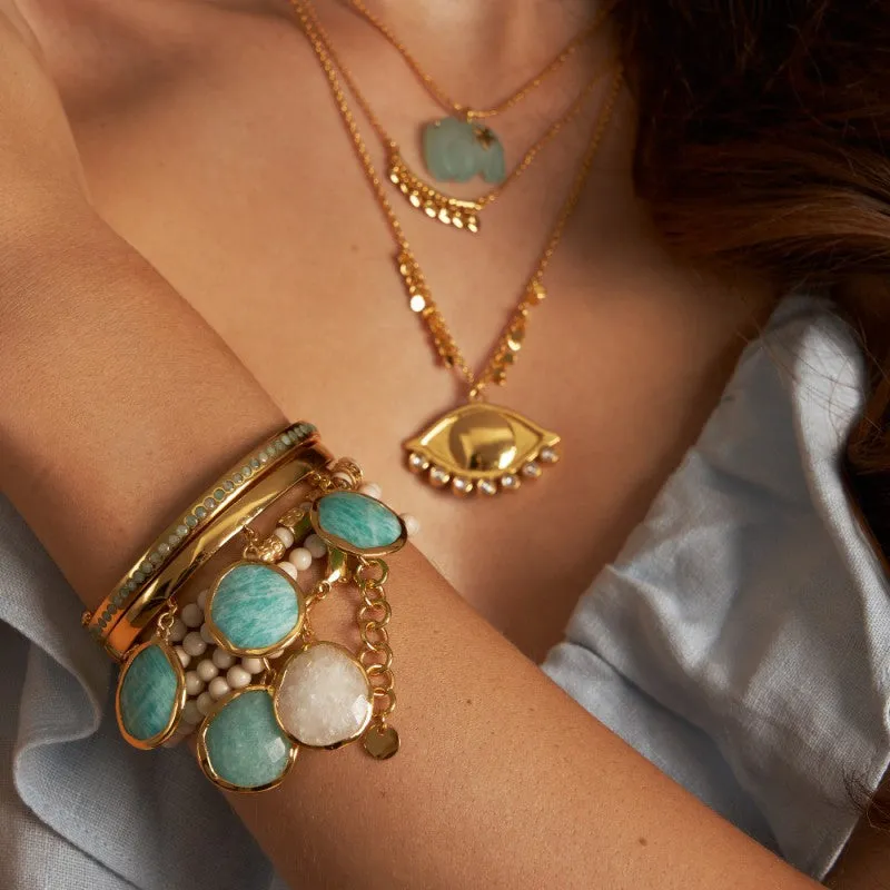 Amazonite Bracelet - Turquoise Stone Maggi Bracelet sold by Sand Dollar product image thumbnail 2