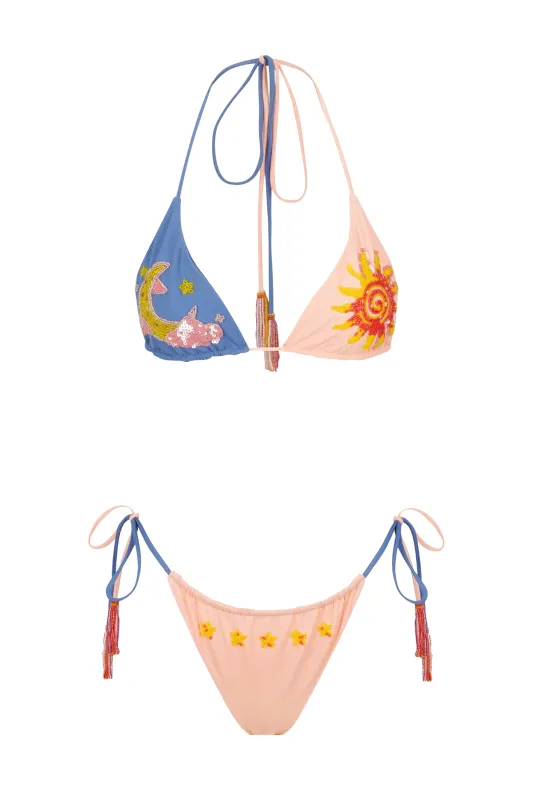 Beaded Kini Set Milky Way sold by Sand Dollar