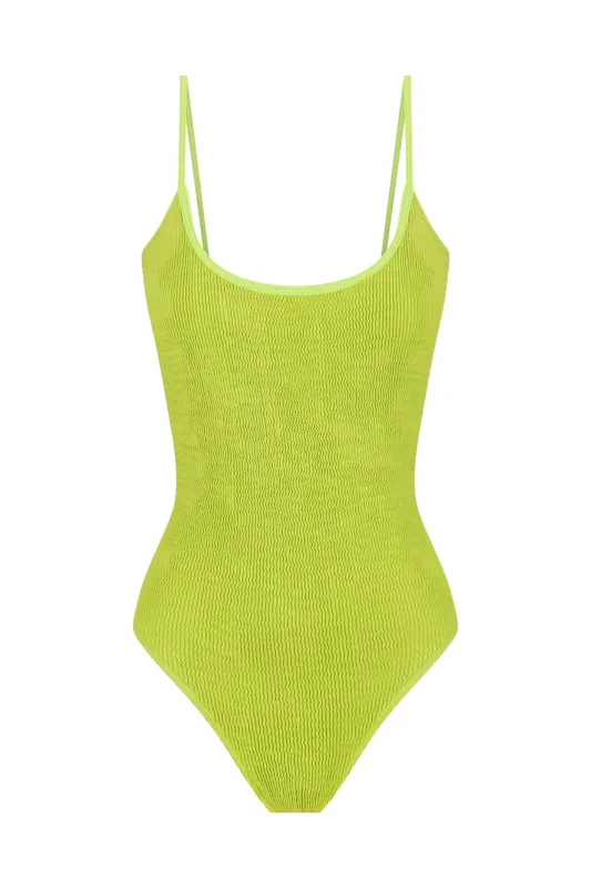 Wanda Maillot Chartreuse sold by Sand Dollar