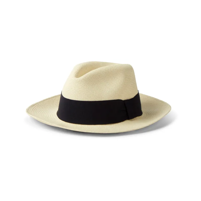 Rafael Panama Hat Wide Ribbon - Navy Blue sold by Sand Dollar