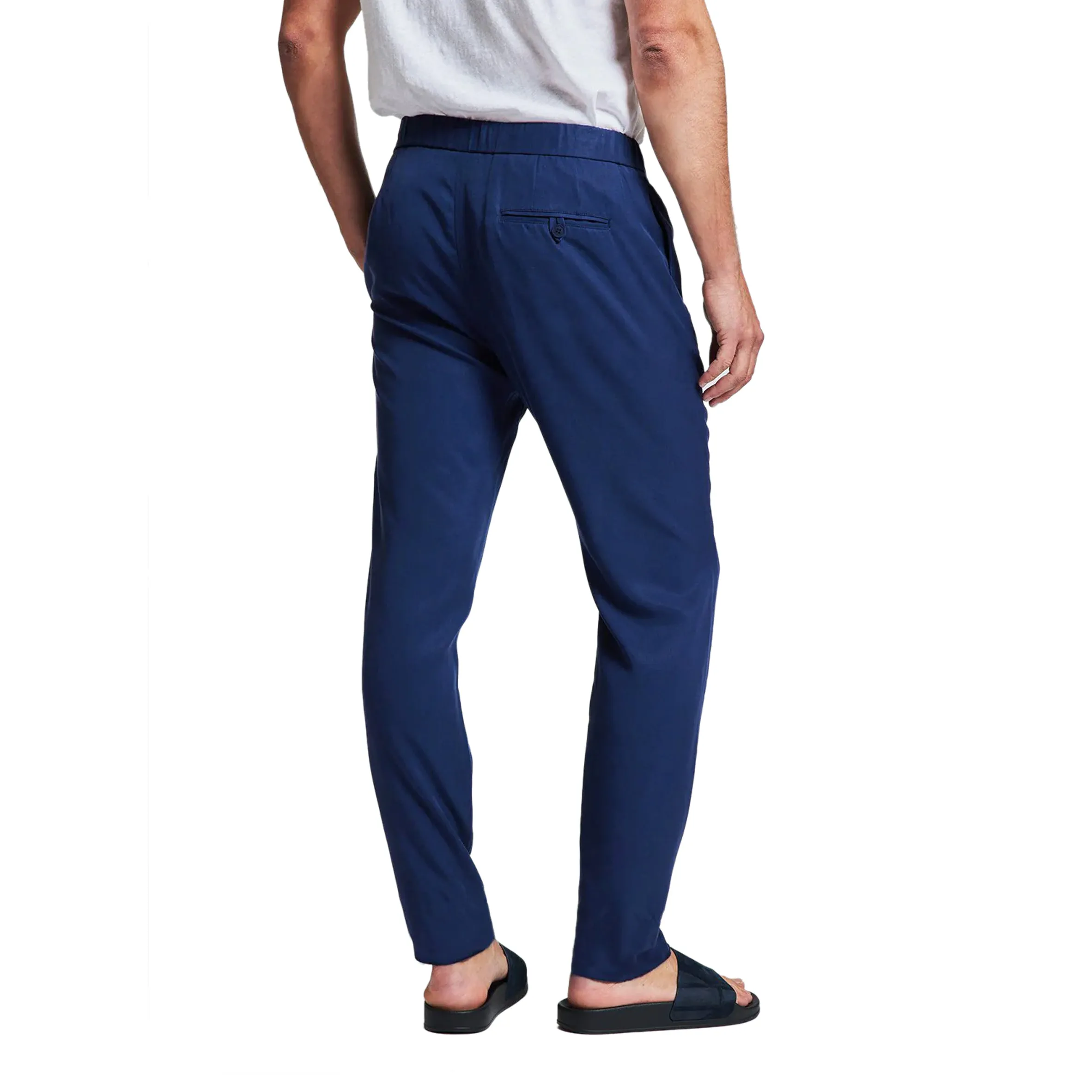 Men’s Oscar Linen Chinos - Navy Blue sold by Sand Dollar product image thumbnail 3