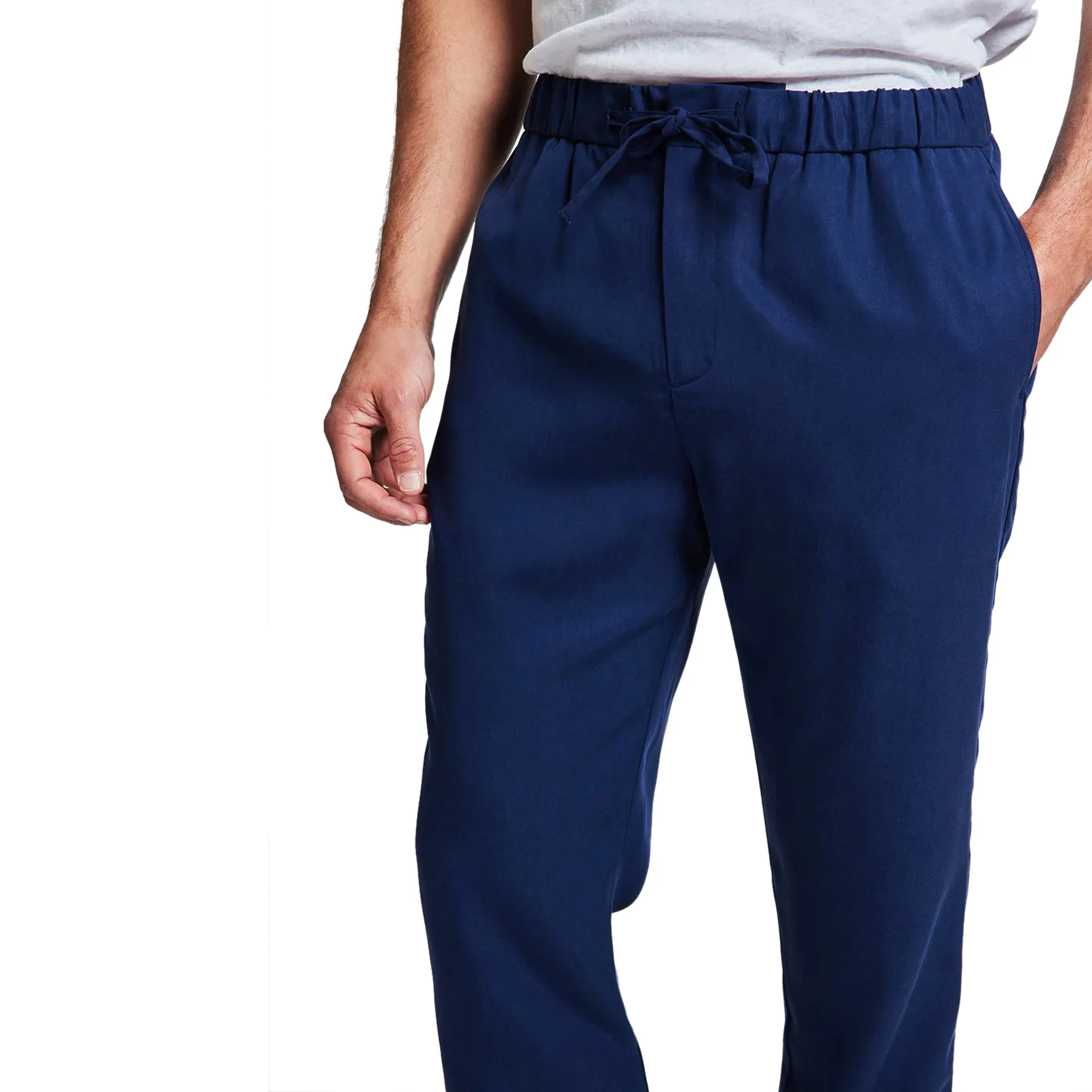Men’s Oscar Linen Chinos - Navy Blue sold by Sand Dollar product image thumbnail 2