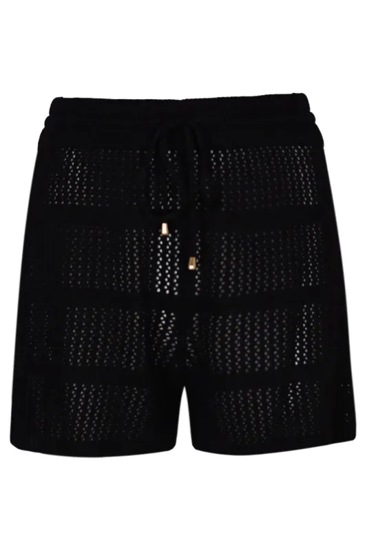 Samia Short Black sold by Sand Dollar
