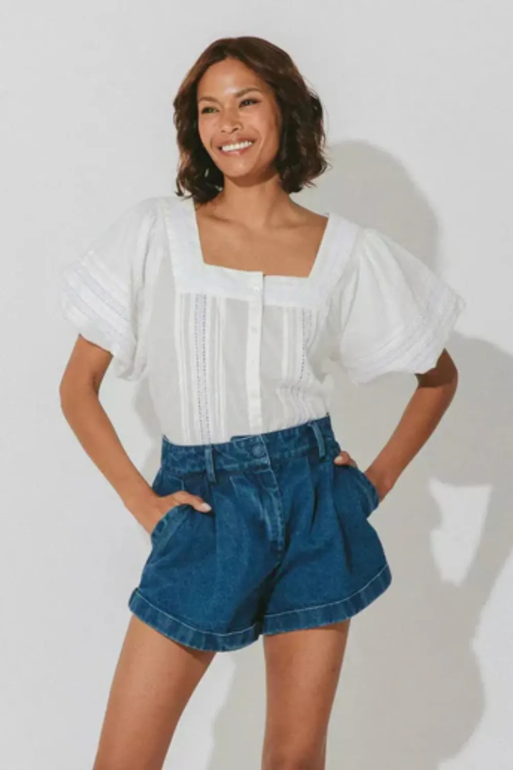 Nicola Blouse Ivory sold by Sand Dollar product image thumbnail 2