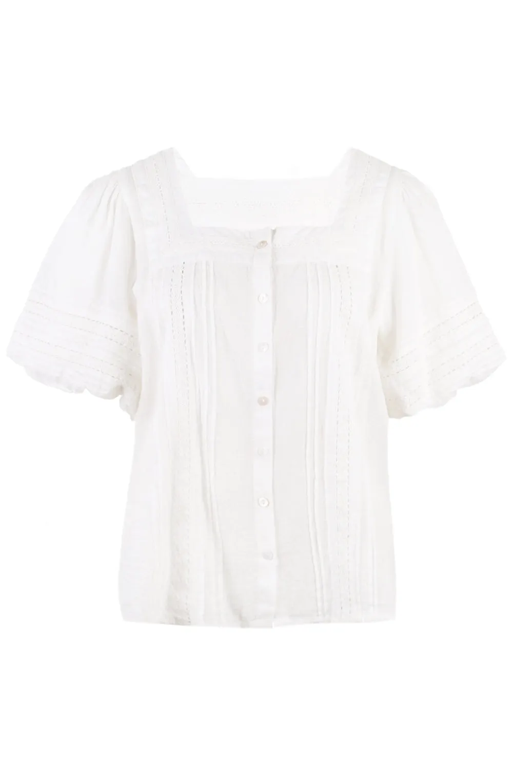 Nicola Blouse Ivory sold by Sand Dollar
