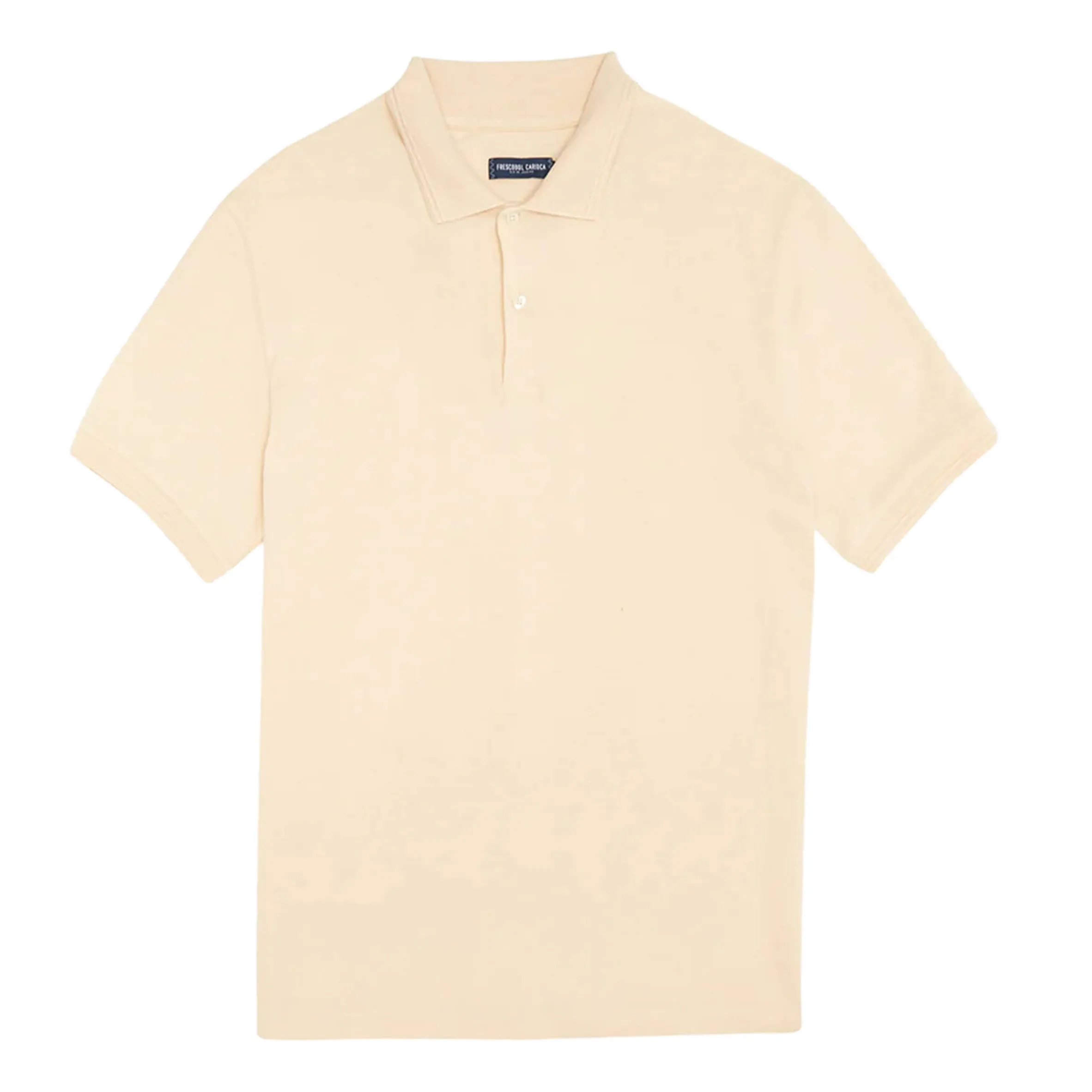 Dias Button Pique Polo Pastel/Orange sold by Sand Dollar