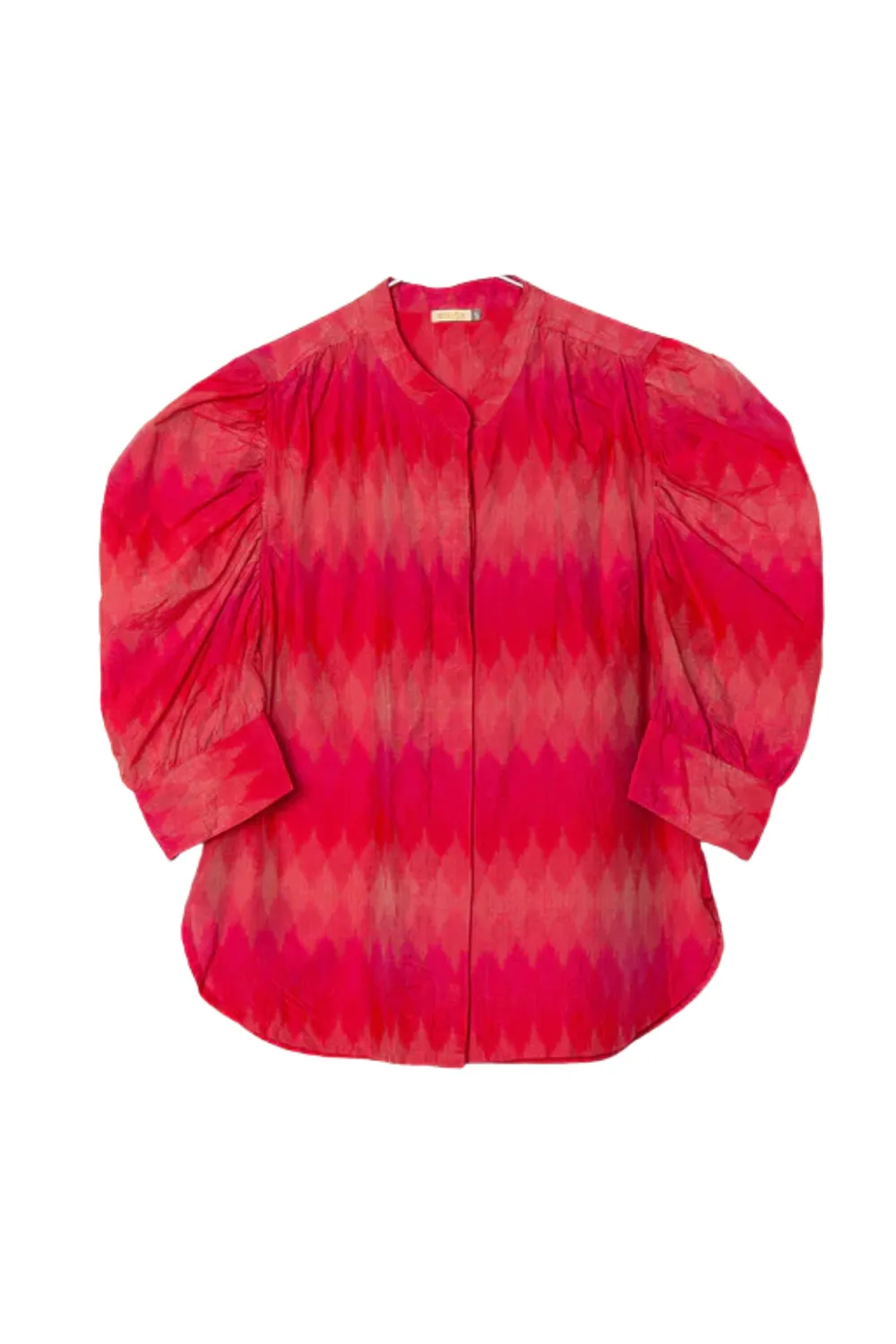 Puff Sleeve Blouse in Red sold by Sand Dollar