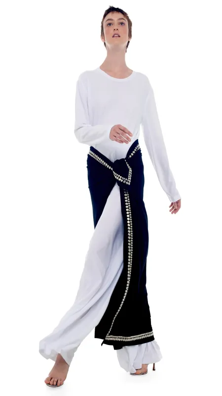 Black Sarong with Metal Studs sold by Sand Dollar